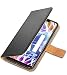 Produktbild Huawei Mate 20 lite Hülle Leder, Huawei Mate 20 lite Hülle Handyhülle Lederhülle magnetische Ledertasche Flip Case Schutzhülle 360° Cover Hardcase Brieftasche für Huawei Mate 20 lite Hülle Schwarz