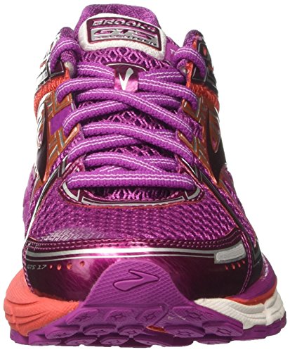 Brooks Women’s Adrenaline Gts 17 Running Shoes, Pink (Vividviola/Bittersweet/Fusioncoral), 6.5 UK