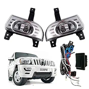 Autopearl Car Fog Lamp Light for Scorpio M-Hawk (Set of 2)