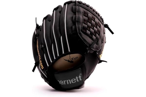 BARNETT JL-102 Gant de Baseball Initiation PU Infield 9,5", Noir (REG)