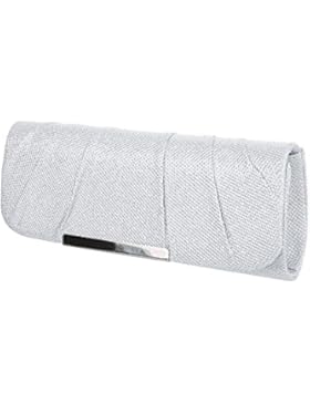 iTal-dEsiGn Damentasche Kleine Abendtasche Clutch Schultertasche Synthetik TA-HD529