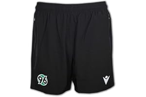 Macron Hannover 96 Travel PL Bermuda schwarz H96 Freizeit Training Short