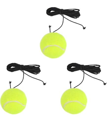 Tennis Trainer Ensemble De Balles De Rebond Pour Entraîneur De Tennis Avec Balle De Tennis Et Corde élastique En Caoutchouc Pour Débutant Entraînement Tennis Seul Tennis Trainer Ensemble De Balles De Rebond Pour Entraîneur De Tennis Avec Balle De Tennis Et Corde élastique En Caoutchouc Pour Débutant Entraînement Tennis Seul