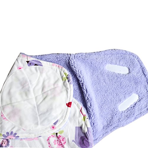 Einschlagdecke Baby Decke, Infant Swaddle Decke Pucken Decken 30 * 56 cm (0-6 Monate) - 3