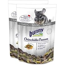 2 x 3,2 kg = 6,4 kg Bunny Chinchilla Traum Basic Futter für ...