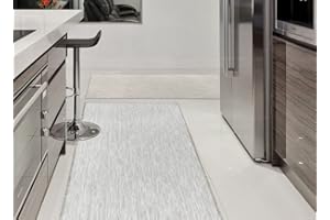 Tadi & Imperio1979 Alfombra Larga Vinilo Trenzado para Cocina pasillos Dormitorio a Medida Presencia Natural de Alta Resistencia con revés de PVC Antideslizante