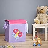FABELBUNT® faltbare große Spielzeugkisten mit bunten Motiven und Deckel (37x 30x 26cm) - 2