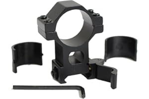 noga 1 "25.4 Alta Anello da 30 mm Adattatore da 20 mm Tubatura Picatinny QD Attacco rapido di Rilascio rapido