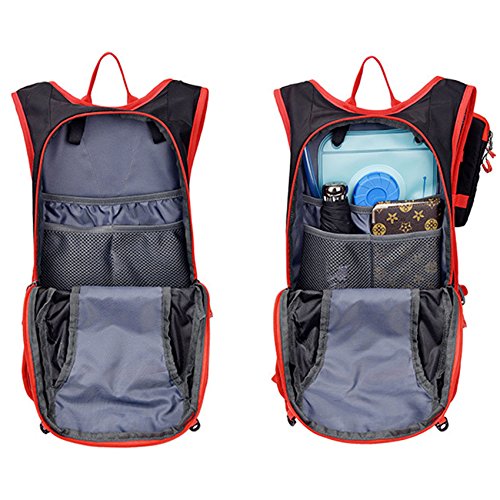 Rmine Multifunktion Fahrrad Rucksack Trinkrucksack mit Regenabdeckung 18L - 5