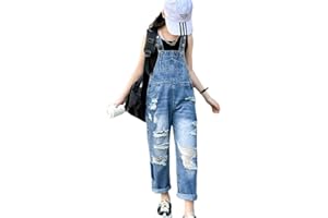 LucaSng Mädchen Overall Kinder Jeans Latzhose Freizeit Denim Hosen Jeanshose Jumpsuit Lang Overall Jeans Strampler Mit Hosenträger One Piece Jumpsuit