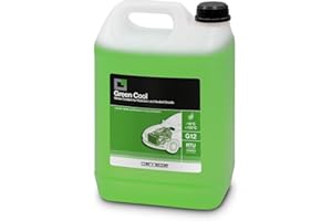 ERRECOM Green Cool, Líquido para Radiador Verde -10°C, anticongelante G12 con Paquete inhibidor orgánico Oat, Listo para Usar, 5 litros