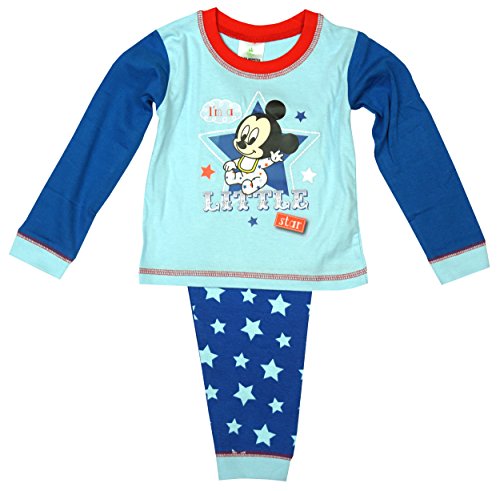 Boys Baby Toddler Disney Mickey Mouse Im a Little Star Pyjamas sizes from 6 to 24 Months