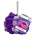 Spongeables 20 Plus Body Wash Infused Sponge with Dual Poof Purple Lavender Chamomile Scent