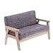 Produktbild Sharplace 1/12 Puppenhaus Wohnzimmer Puppenmöbel Miniatur Sessel Couch - Grau - Couch