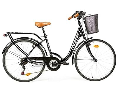 Momabikes Moma Bikes BIC26NUN Vélo de Ville Mixte Adulte, Noir