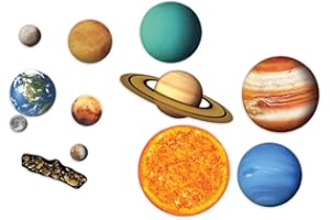 Learning Resources Giant Magnetic Solar System Set Magnetico Educativo con Pianeti Sole Luna e Fascia Asteroidi per Bambini 5+ Gioco STEM Spazio Regalo Natale Scuola