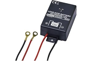 Kemo Aktywator akumulatora ołowiowego/odświeżacz 12 V M202 zapobiega osadzaniu się siarczanu ołowiu, zwiększa żywotność akumulatora samochodowego, z wyświetlaczem LED, elektroniczna pielęgnacja i