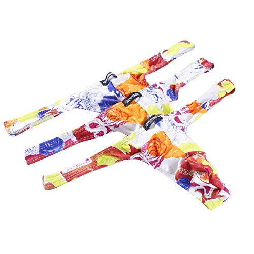 YFD - Tanga - Uomo Floral Printed Medium