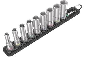 Wera Belt B Deep 1 Socket Set of 9 Metric 3/8in Drive
