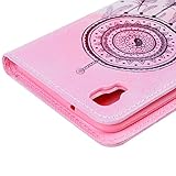 LG X Power Hülle Mavis's Diary Gemalt Traumfänger Muster Tasche Schutzhülle Ledercase Flipcase Handytasche Scratch Magnetverschluss Telefon-Kasten Handyhülle Standfunktion Handycover Cover Case + 1x Kapazitive Feder + 1x 3,5mm Staubstecker - 