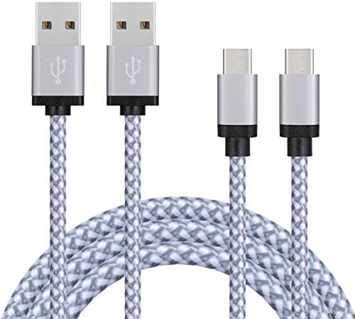 USB C Cable 2 Packs 1.8 Meters/6ft White