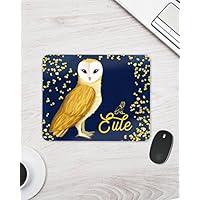Eulen Mauspad (Mousepad) / Mauspad mit Motiv Eule / Eulenmotiv
