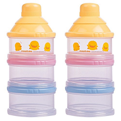 Piyo Piyo Non Spill Milk Powder Dispenser - 2 Count