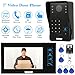 Produktbild KKmoon 7 "Wired Video Tür Telefon System Record Visuelle Gegensprechanlage Türklingel mit 1 * 800 x 480 innen-Monitor + 1 * 1000TVL Outdoor Kamera + 8G TF-Karte + 5 * ID-Karte + 1 * Fernbedienung