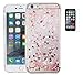 Produktbild Apple iPhone 6 plus/6s plus Hülle mit Panzerglas,Ultra Slim Silikon Soft TPU Crystal Clear Paillette Bling Bling Treibsand Glitzer Case,Wasserdicht Shockproof Anti Slip Stoßfest Protection Durchsichtig Handyhülle,Thin Silicon Glitter Shinning Cover Bumper Schutzhülle Tasche für Apple iPhone 6 plus/6s plus 5.5Zoll-[rosa#1]+Panzerglas/Schutzfolie/Displayschutzfolie