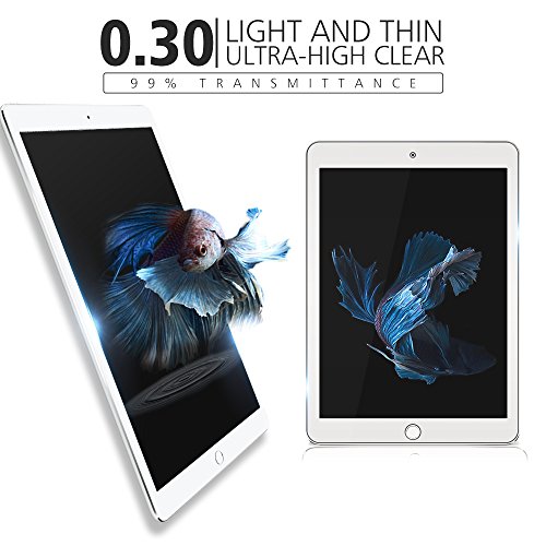 iPad Pro 10.5 Schutzfolie, iDudu [9H-Harte] [Anti-Kratz] [Blasenfrei] Panzerglas Folie Displayschutzfolie Screen Protector für Apple iPad Pro 10.5 Zoll 2017 - 4