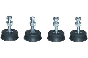 ATLANTIS KLIMAZUBEHÖR Klimaanlage Split Packung mit 4 Antivibrationsfüsse bis 45kg