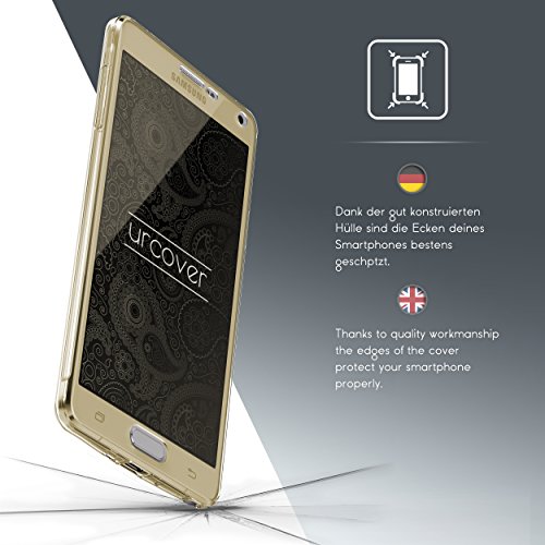 Urcover Samsung Galaxy Note 4 Funda Carcasa Protectora 360 Grados TPU en Champa a Oro Protecci n Completa Case Cover Smartphone M vil Accesorio reviews Urcover Samsung Galaxy Note 4 Funda Carcasa Protectora 360 Grados TPU en Champa a Oro Protecci n Completa Case Cover Smartphone M vil Accesorio