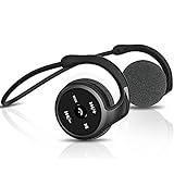 Bluetooth Kopfhörer Sportkopfhörer mit FM Funktion ,4,1 Bluetooth Headset qualitativ hochwertige Wireless Kopfhörer mit Mikirofon, Unterstützt TF-Karte (32G), intelligente Sprachanzeige