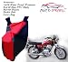Auto Pearl-100% Water Proof PVC Matty Red & Blue Bike Body Cover With Mirror Pockets,Buckle Belt,Carry Bag For - YAMAHA RX 100 RS.649.00