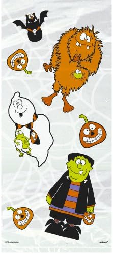 Little Monsters Cellophane Treat Loot Party Bags with Twist Ties