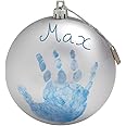 Pallina Di Natale Con Impronta - Decorazione Albero Natalizio, Kit Personalizzato Per Bambini - Foto 5