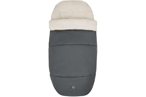 Maxi-COSI Chancelière 2-en-1 pour Poussette, Chancelière Hiver avec Doublure Polaire, Twillic Graphite
