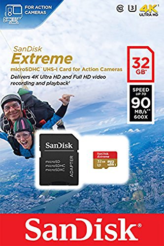 SanDisk Extreme 32GB Class 10 microSDHC for Action Sports Cameras Memory Card bis zu 90 MB/s - 3
