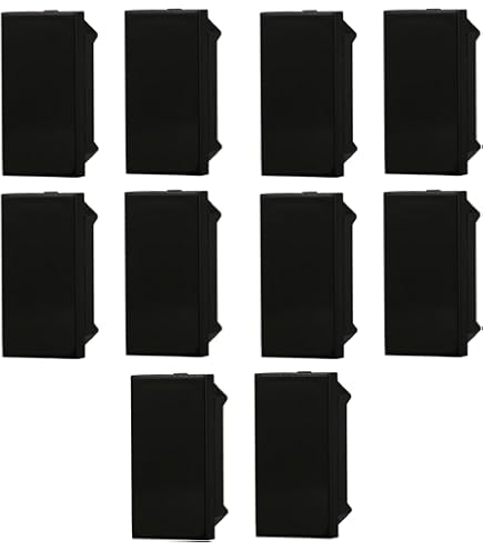 5 Moduli Presa Schuko Nero 16A - Compatibili Con Vimar Arkè, 220V/230V, Standard Tedesco - 6