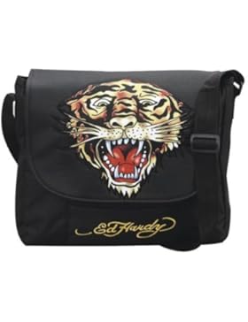 Ed Hardy Tasche Umhängetasche Courierbag Tiger black