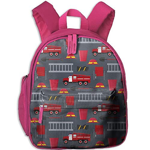 Kindergarten Backpack Firefighter Profession Equipment and Tools Children School Bag
