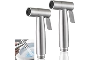 YITOBICI Słuchawka prysznicowa bidetowa, opryskiwacz do WC, ręczny spryskiwacz bidetowy, spray do czyszczenia łazienki, 2 sztuki