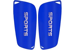 Thayakii 1 paio di parastinchi da calcio, per allenamento e competizione, protezione a doppio strato, leggeri e durevoli