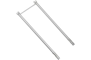 NORDIC BBQ STORE 7507 Lot de tubes de brûleur de rechange pour barbecue à gaz Weber Spirit S-200, S-210, E-200, E-210, Spirit 500, Spirit 500LX, Genesis Silver A avec commande latérale, brûleur de barbecue en acier