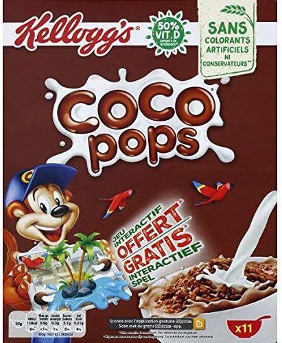 Kellog S - Kellogg's Coconut Pops Original - Kellogg's Coco Pops Original - The 350G Package - Price Per Unit - Fast Delivery