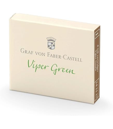 Cartucce D'Inchiostro Faber-Castell Royal Blue - 6 Pezzi, Per Penne Stilografiche - Foto 3