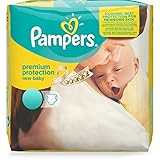 Pampers Premium Protection New Baby Größe 1 (Neugeborene), 22 Windeln