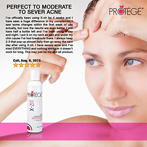Natürliche Aknebehandlungscreme – X-ZIT – X Out Akne Behandlung für Erwachsene und Teenager + Bekommen Sie ein reines Gesicht + Kontrollieren Sie Pickelbildung auf natürliche Art mit dieser Akne Creme (60 ml) - 2