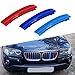 Produktbild Tuqiang 3 Farben 3D MotorSport Frontgrill Zierleisten Grill Cover Dekoration Aufkleber für X3 E83 2007 2008 2009 2010 (7 Gitter)