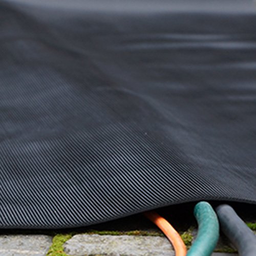 Kabelschutzmatte 0,50 x 10m [Größe wählbar] Stärke: 3 mm | Kabelmatte | Feinriefenmatte| Farbe: SCHWARZ - 2